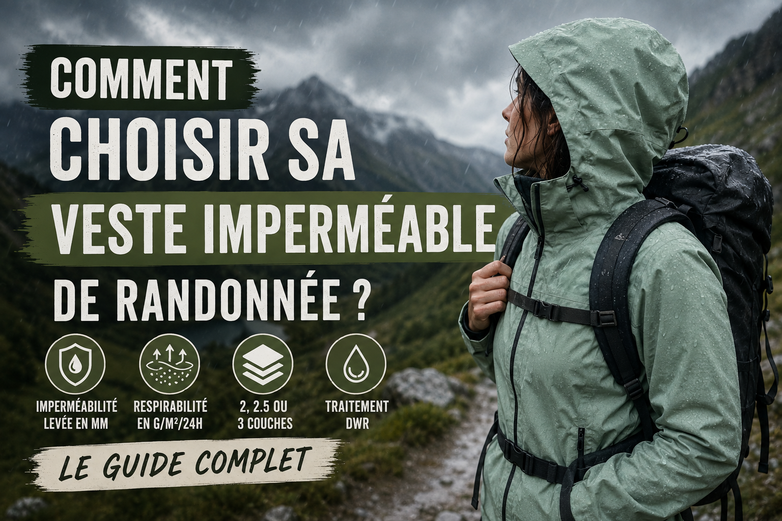 Comment choisir sa veste imperméable de randonnée ?