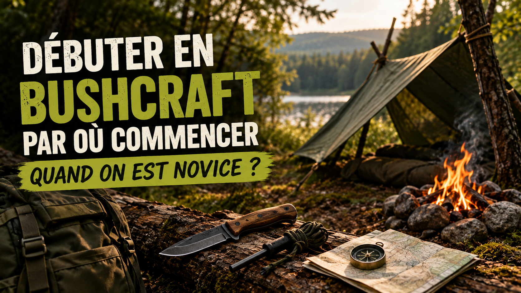 Débuter en bushcraft : par où commencer quand on est novice
