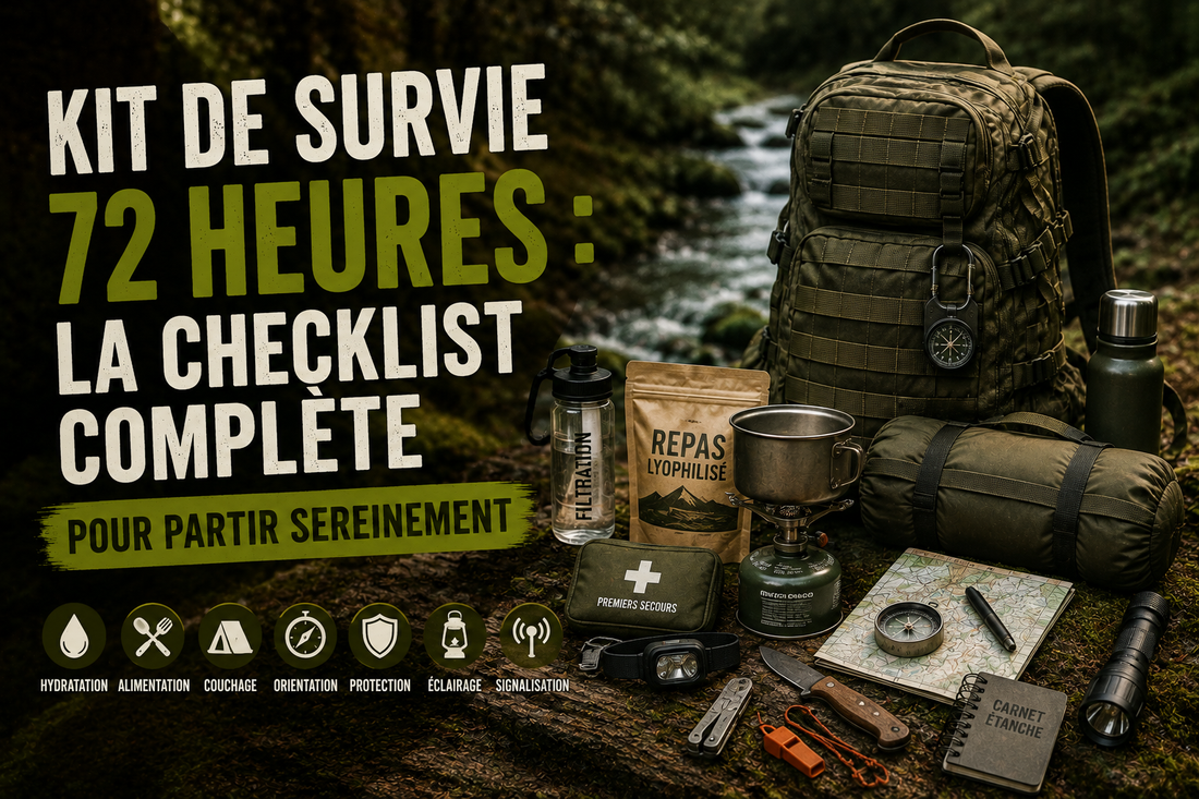 Kit de survie 72 heures : la checklist complète pour partir sereinement