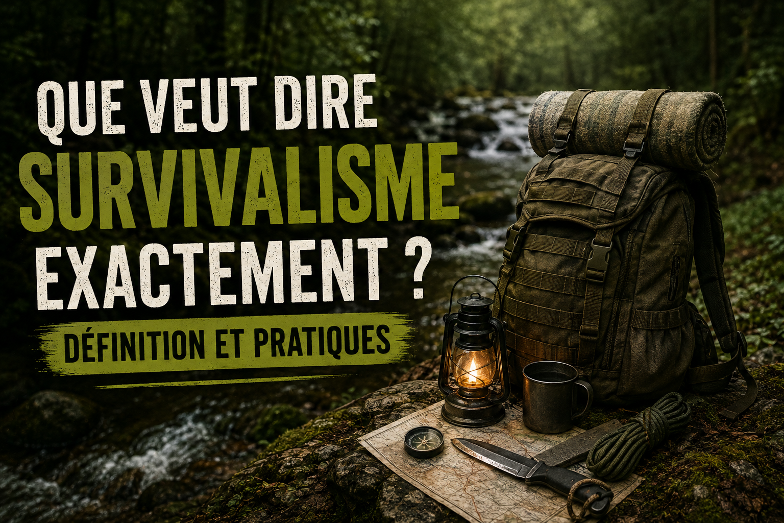 Que veut dire survivalisme exactement ? Définition et pratiques