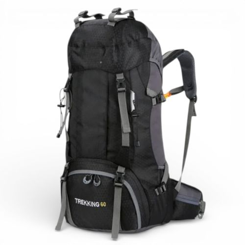 Sac à Dos Randonnée 60L Imperméable – Camping 2 à 5 Jours
