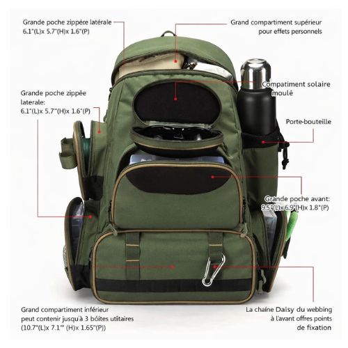 Sac à Dos Randonnée – Polyester 600D