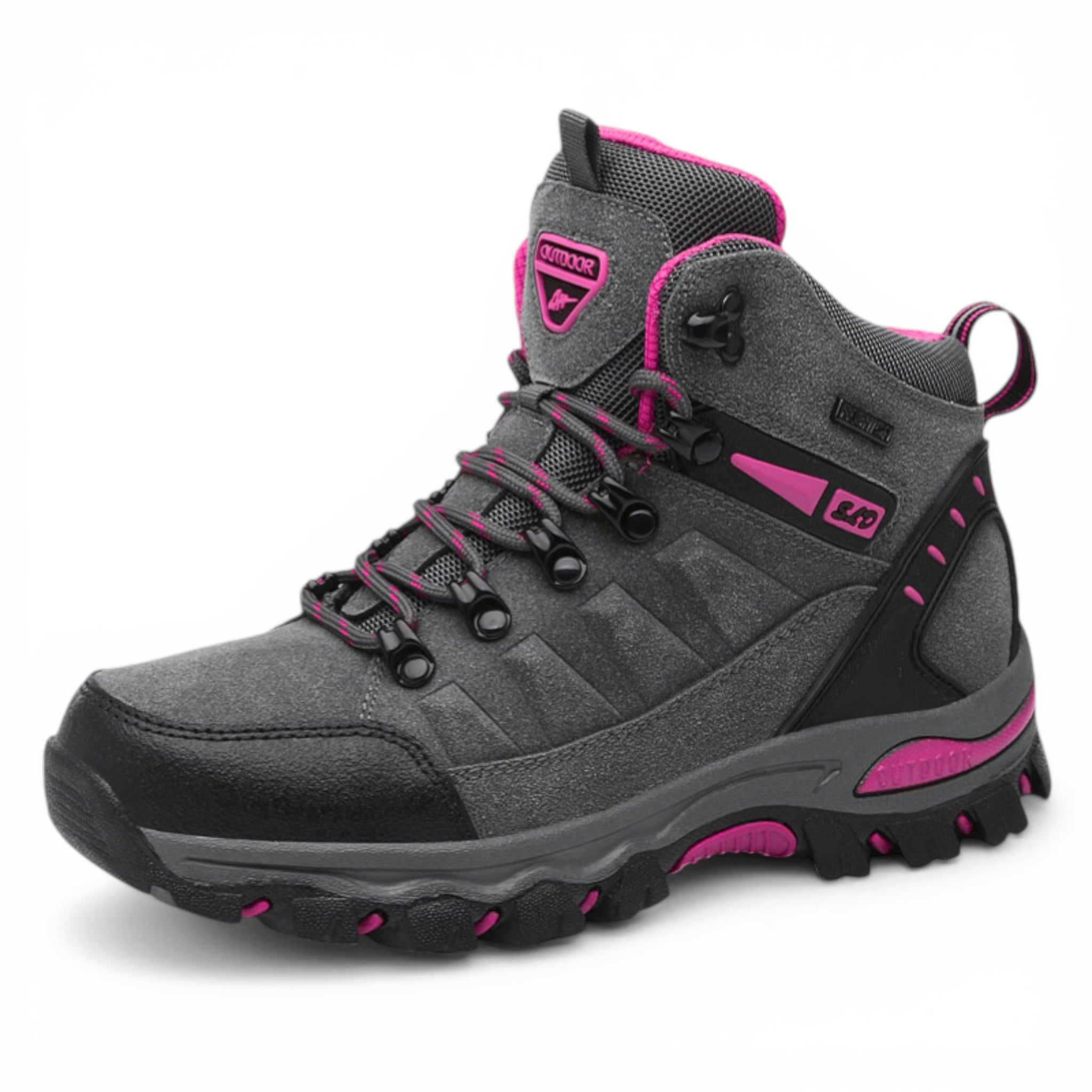 Chaussures Randonnée Femme Montantes – Cuir Microfibre & Adhérence - vue 1
