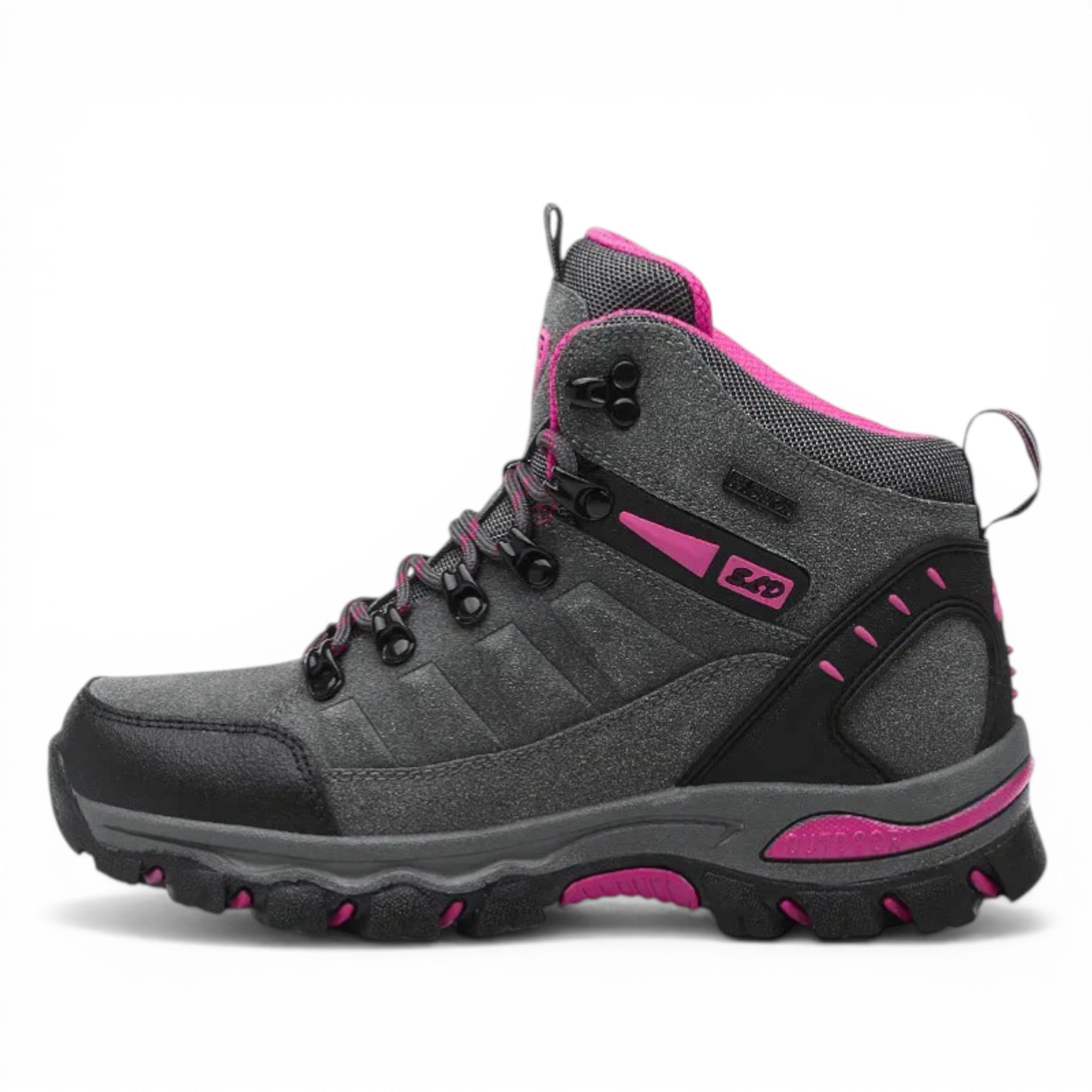 Chaussures Randonnée Femme Montantes – Cuir Microfibre & Adhérence - vue 2