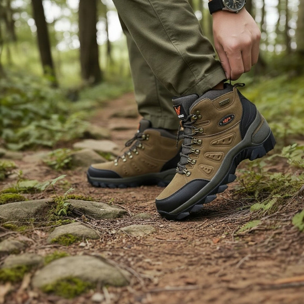 Chaussures de Randonnée Homme Montantes – Cuir & Montagne - vue 3
