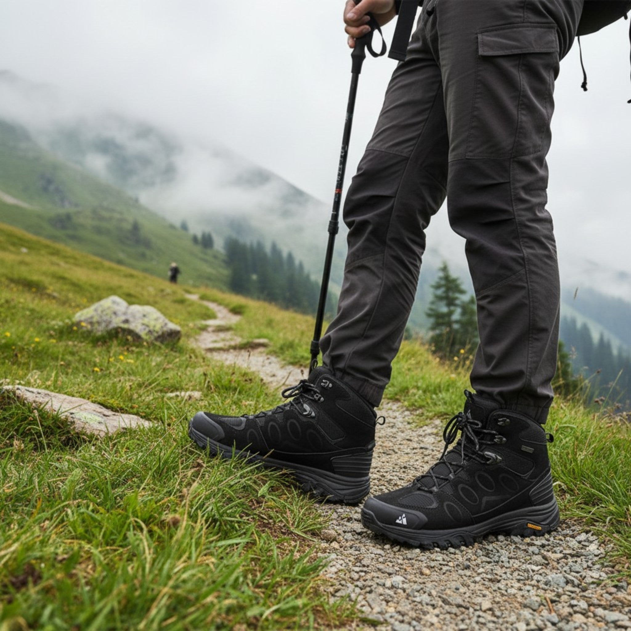 Chaussures Randonnée Homme Hiver – Montantes & Daim Renforcé - vue 7