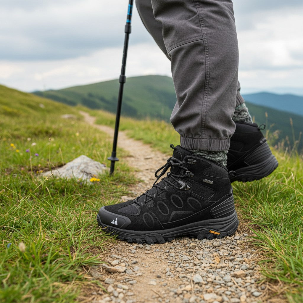 Chaussures Randonnée Homme Hiver – Montantes & Daim Renforcé - vue 8