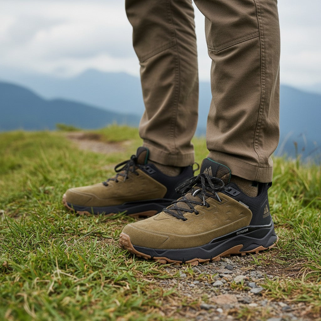 Chaussures Randonnée Homme Respirantes – Daim & Bout Renforcé - vue 11