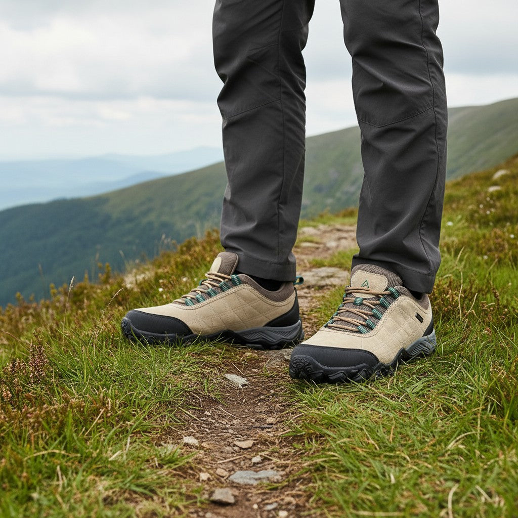 Chaussures Randonnée Homme en Cuir Daim – Adhérence & Montagne - vue 7