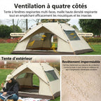 Tente de Randonnée Montage Rapide – Dôme & Double Porte - vue 4