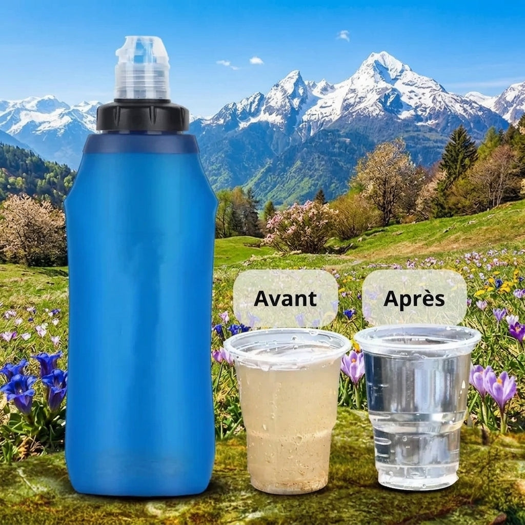 Gourde Filtrante Souple 600 ml – 0,01 Micron & 2 000 Litres - vue 3