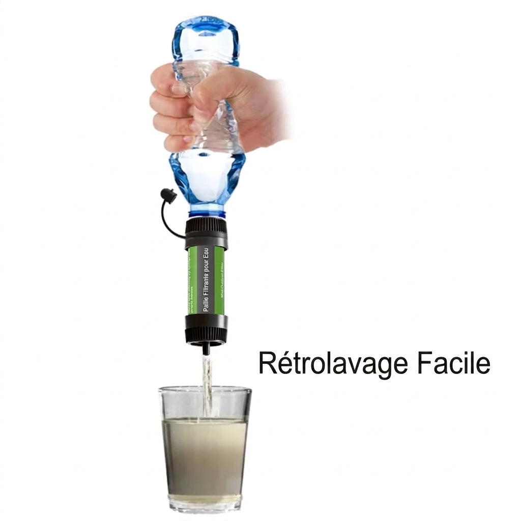 Filtre à Eau de Randonnée – 3 Étapes, 0,01 Micron & 8 000 Litres - vue 5