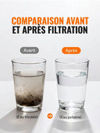 Gourde Filtrante Pliable 1 L – 82 g & Filtre 0,1 Micron - vue 4