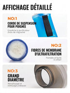 Gourde Filtrante Pliable 1 L – 82 g & Filtre 0,1 Micron - vue 6