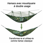 Hamac de Randonnée Léger 790 g – Moustiquaire & Sangles 2 m - vue 3