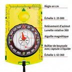 Boussole pour Randonnée avec Loupe – Échelles Cartographiques - vue 2