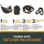 Hamac de Randonnée 270 cm – Nylon 210T & Charge 200 kg - vue 3