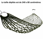 Hamac de Randonnée Compact 240 cm – Moustiquaire Intégrée - vue 4
