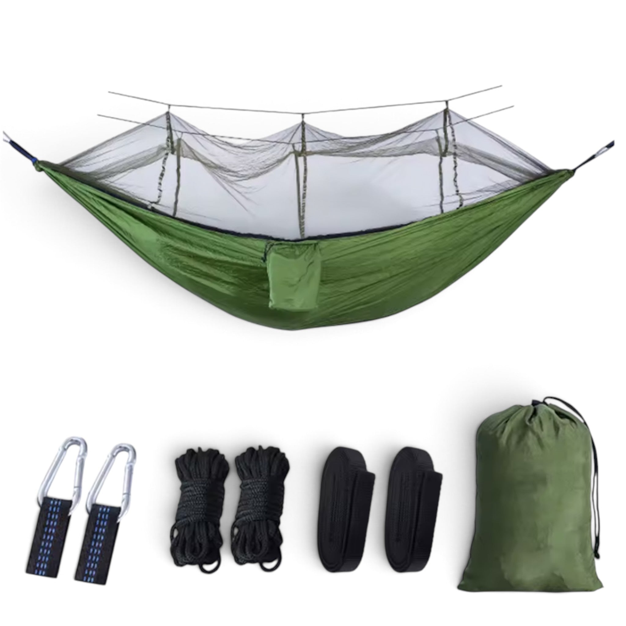 Hamac de Randonnée 2 Places – Charge 300 kg & Moustiquaire - vue 3