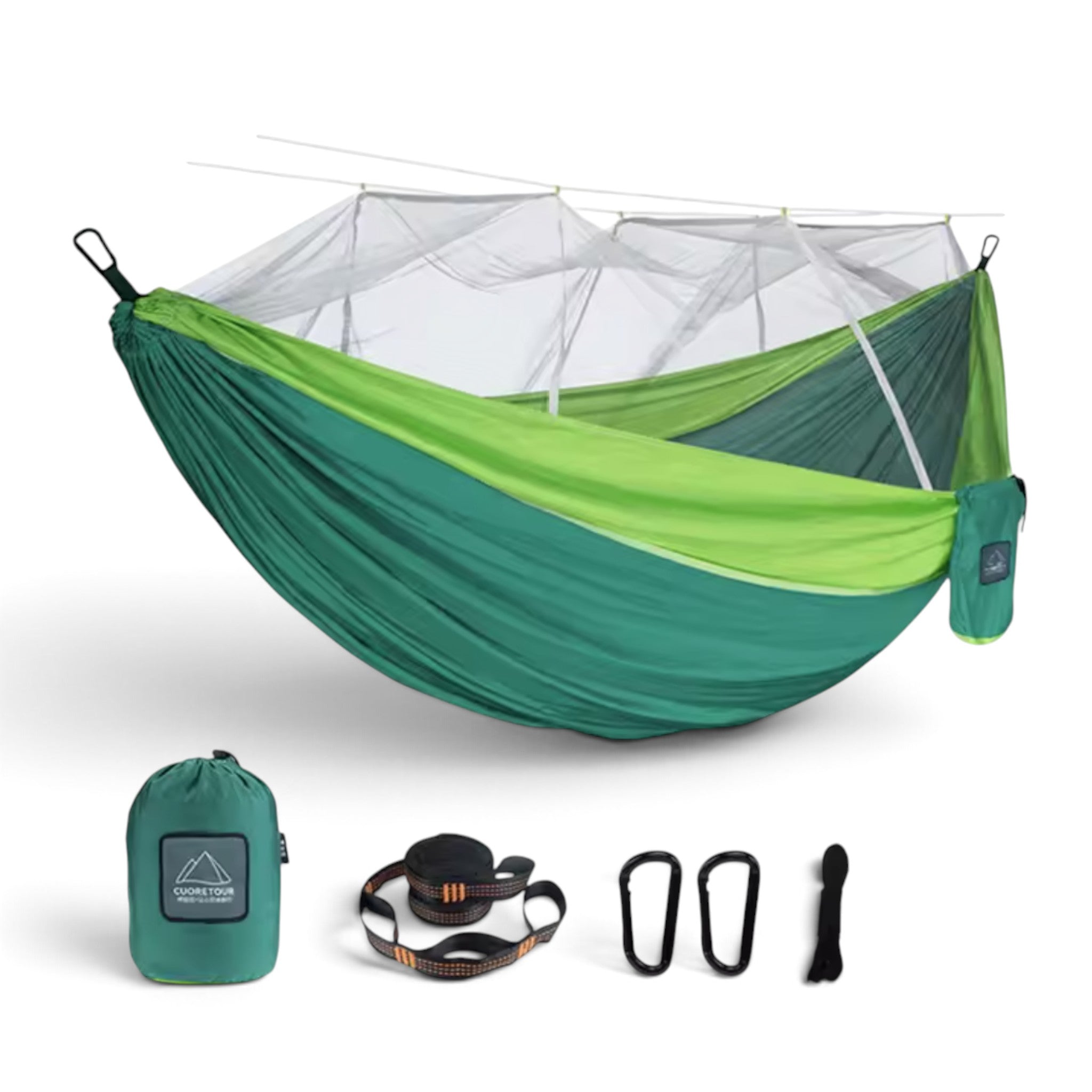 Hamac de Randonnée Léger 790 g – Moustiquaire & Sangles 2 m - vue 7