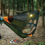 Hamac de Randonnée XL 335 cm – Couchage Diagonal & Moustiquaire - vue 4