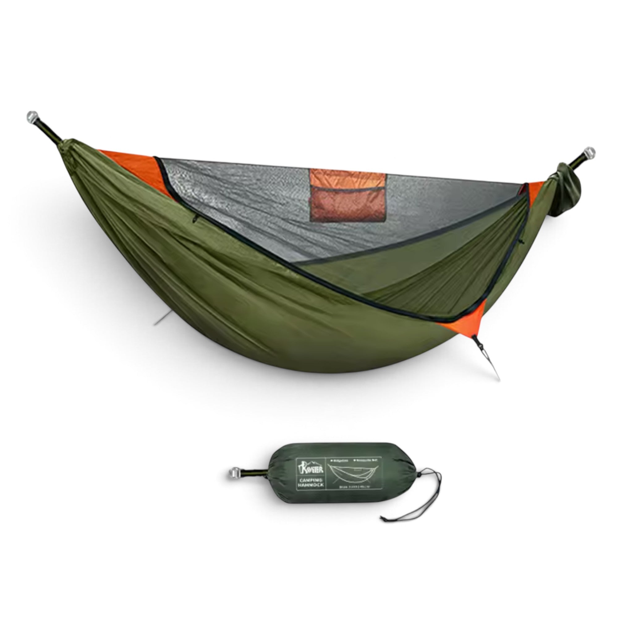 Hamac de Randonnée XL 335 cm – Couchage Diagonal & Moustiquaire - vue 1