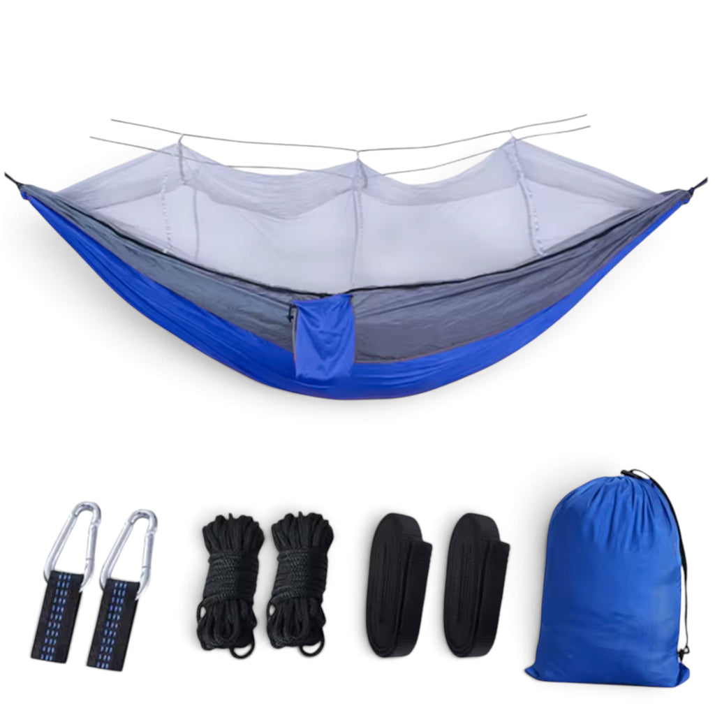 Hamac de Randonnée 2 Places – Charge 300 kg & Moustiquaire - vue 4