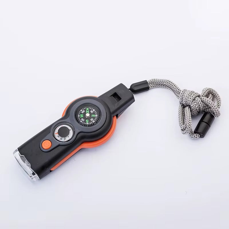 Boussole de Randonnée Multifonction – Sifflet, Lampe & Thermomètre - vue 3