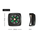 Mini Boussole de Randonnée – Fixation sur Sangle 21 mm - vue 4