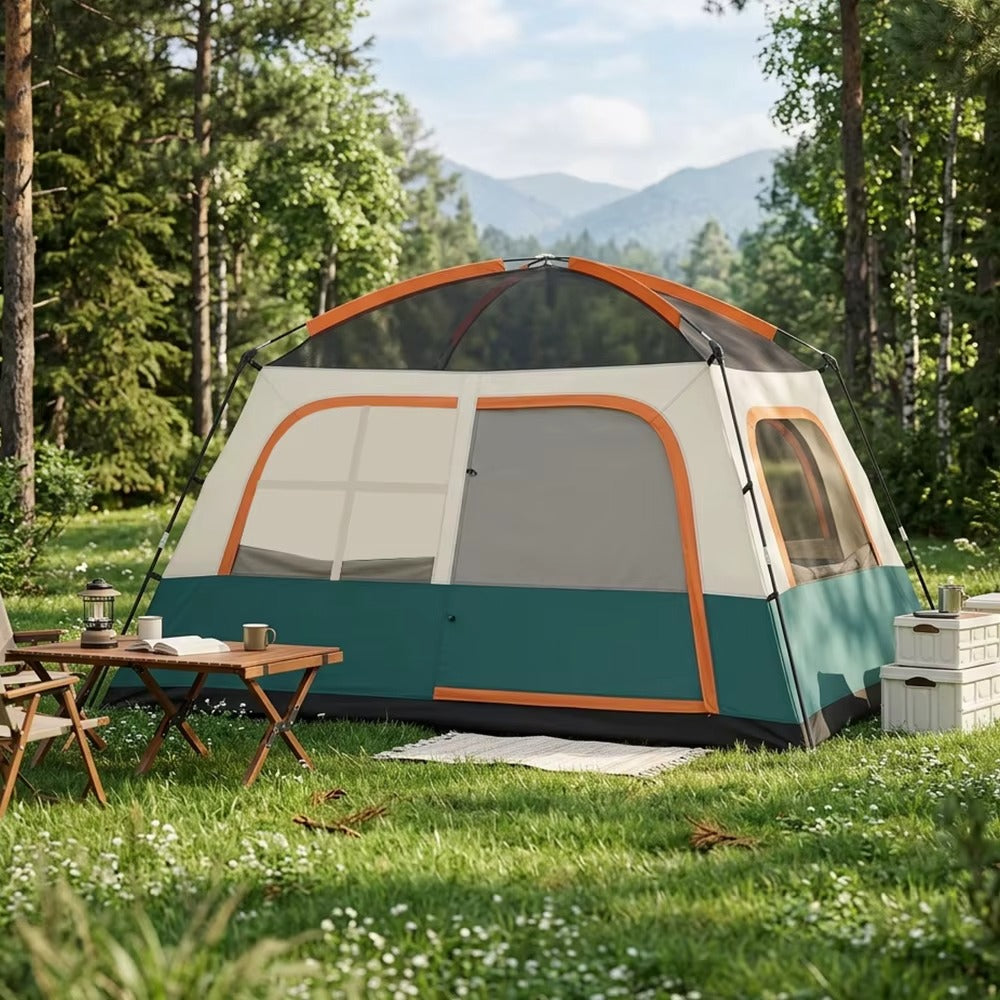 Tente de Camping Familiale 4 à 6 Places – 2 Chambres & 180 cm - vue 5