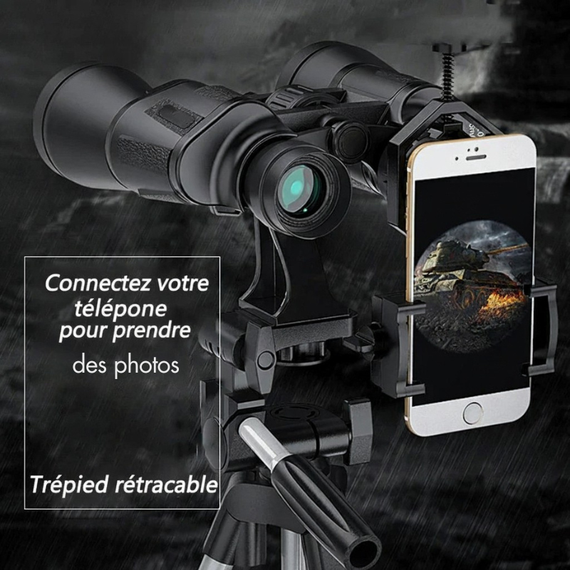 Jumelles 20x50 HD Longue Portée – Observation Nature & Astronomie - vue 6