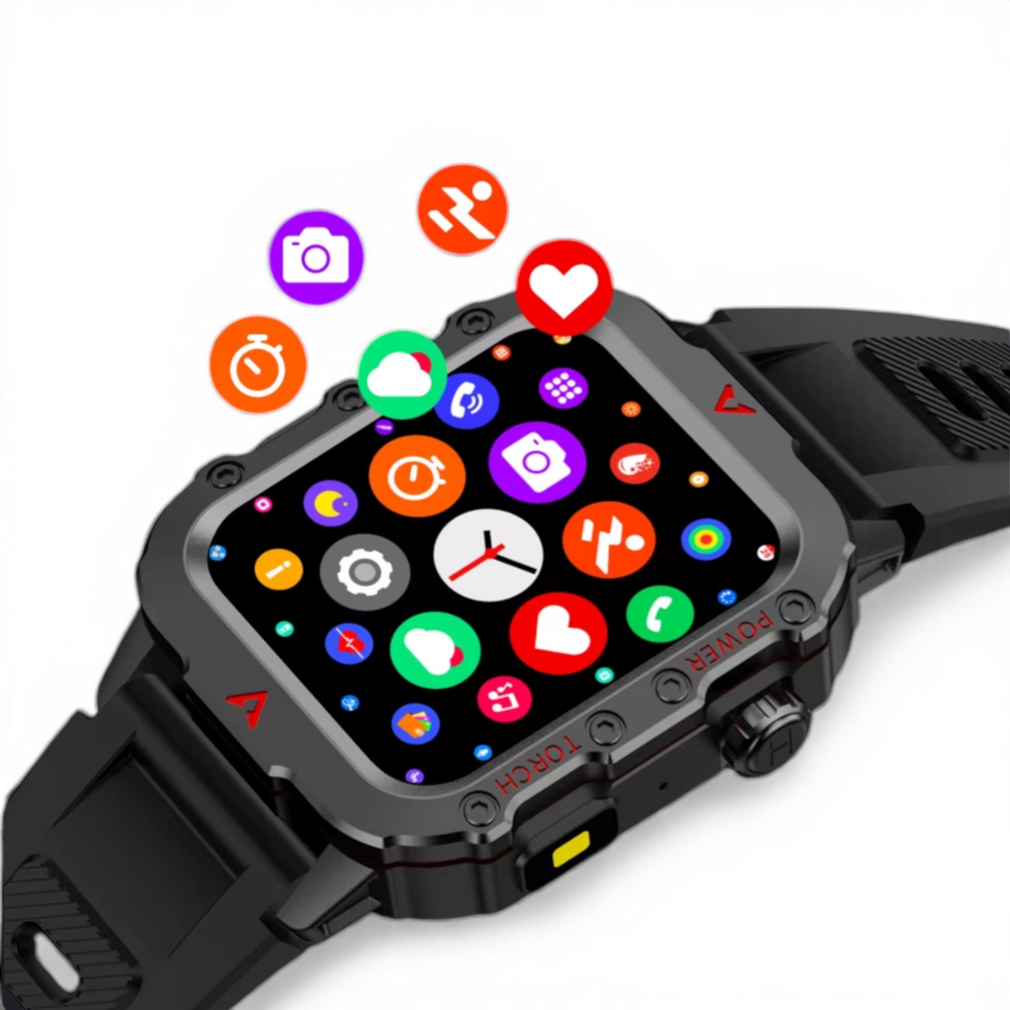 Montre de Randonnée Smartwatch 1.73" – Suivi Santé & Appels - vue 3