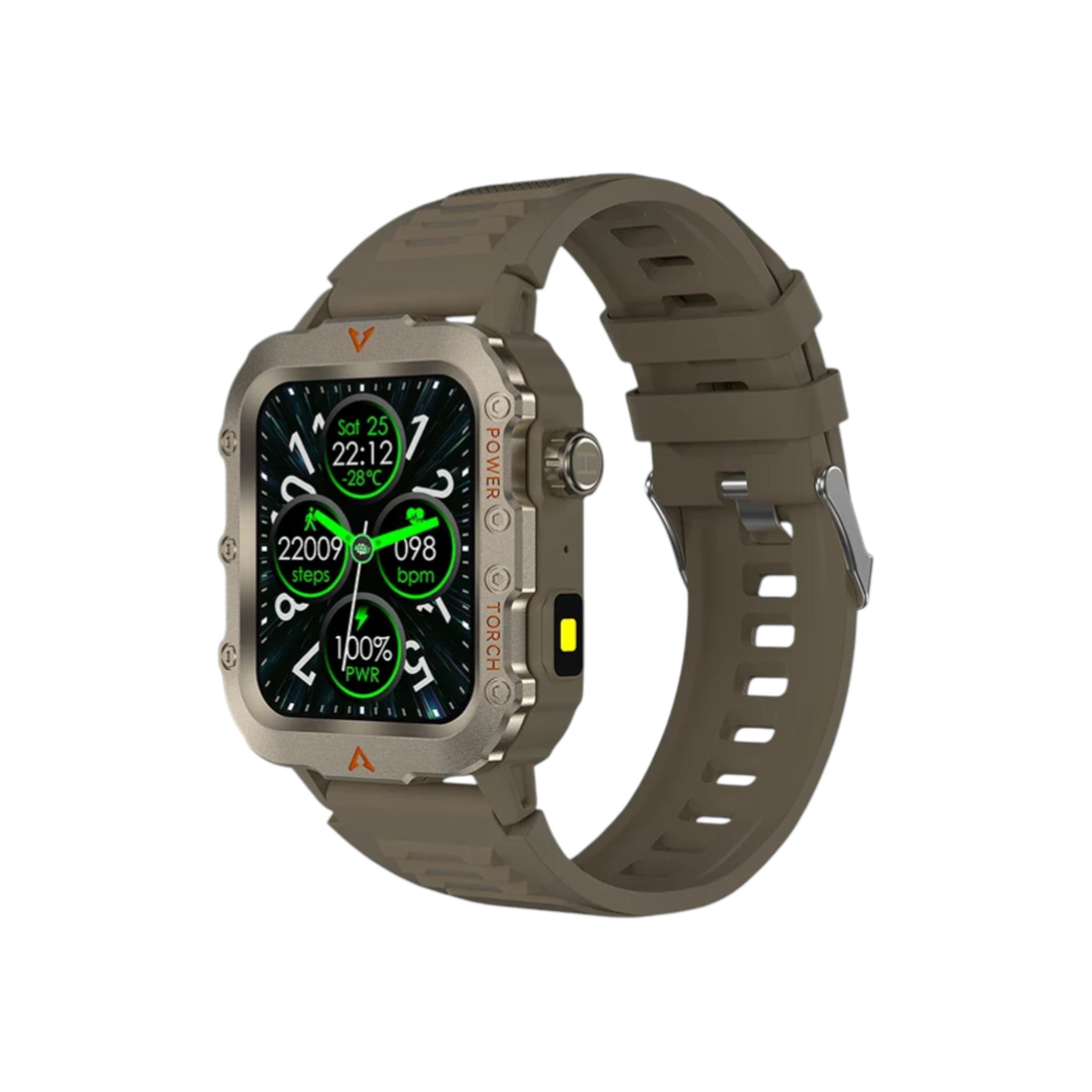 Montre de Randonnée Connectée 1.73" – Sport, Santé & Lampe LED - vue 3
