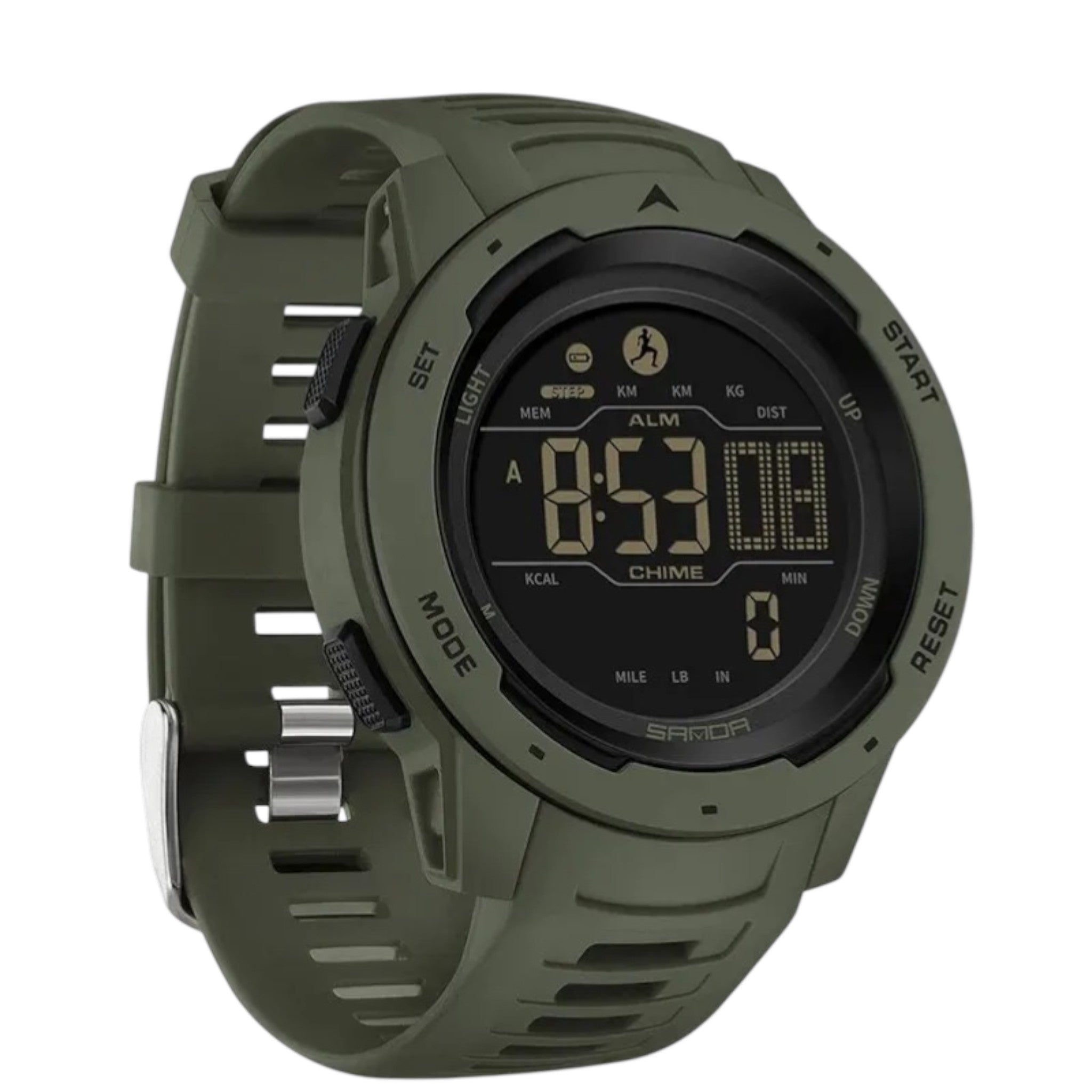 Montre de Randonnée Homme 45mm – Étanche 5 Bar & Chronographe - vue 1