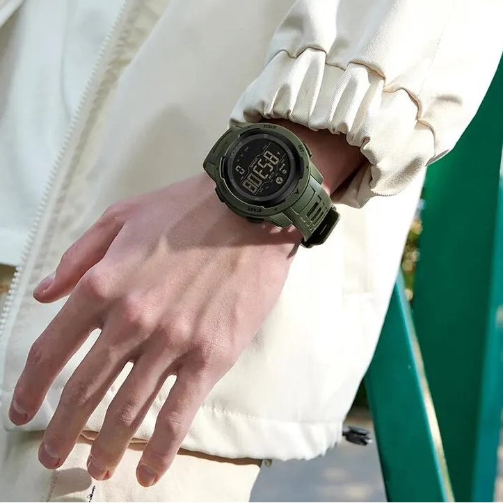 Montre de Randonnée Homme 45mm – Étanche 5 Bar & Chronographe - vue 3