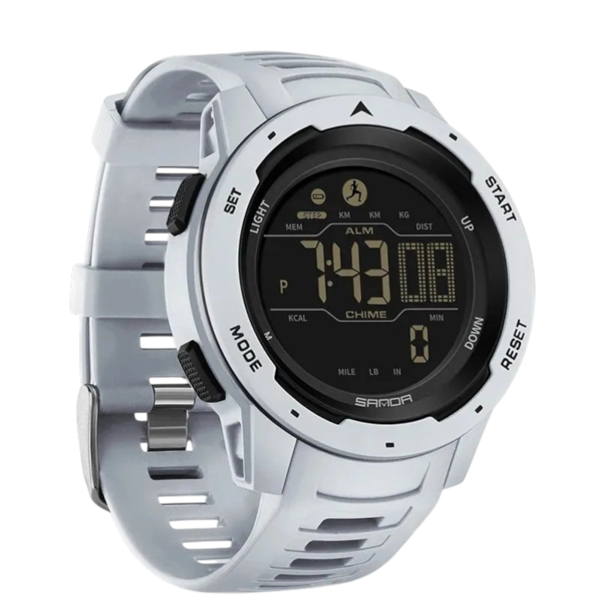Montre de Randonnée Homme 45mm – Étanche 5 Bar & Chronographe - vue 4