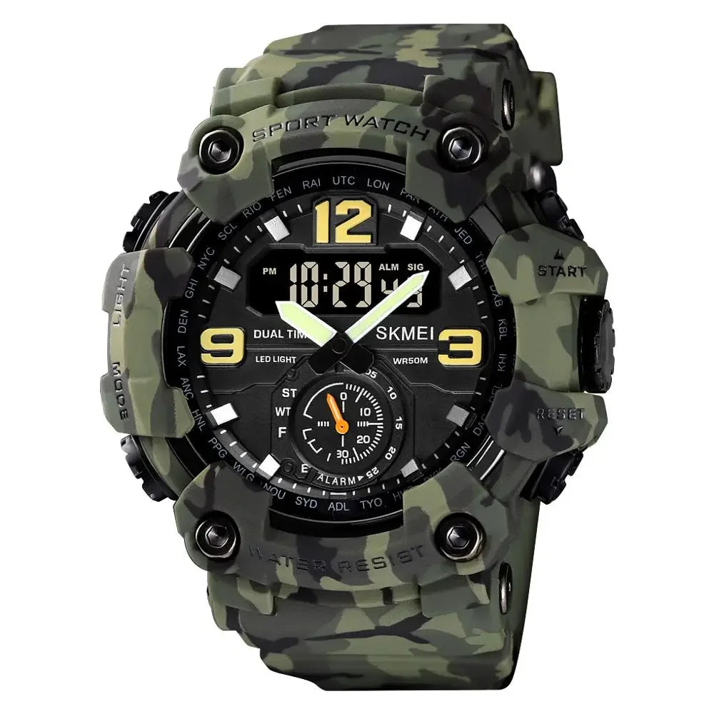 Montre Randonnée Sport – Double Affichage Analogique & Digital - vue 1