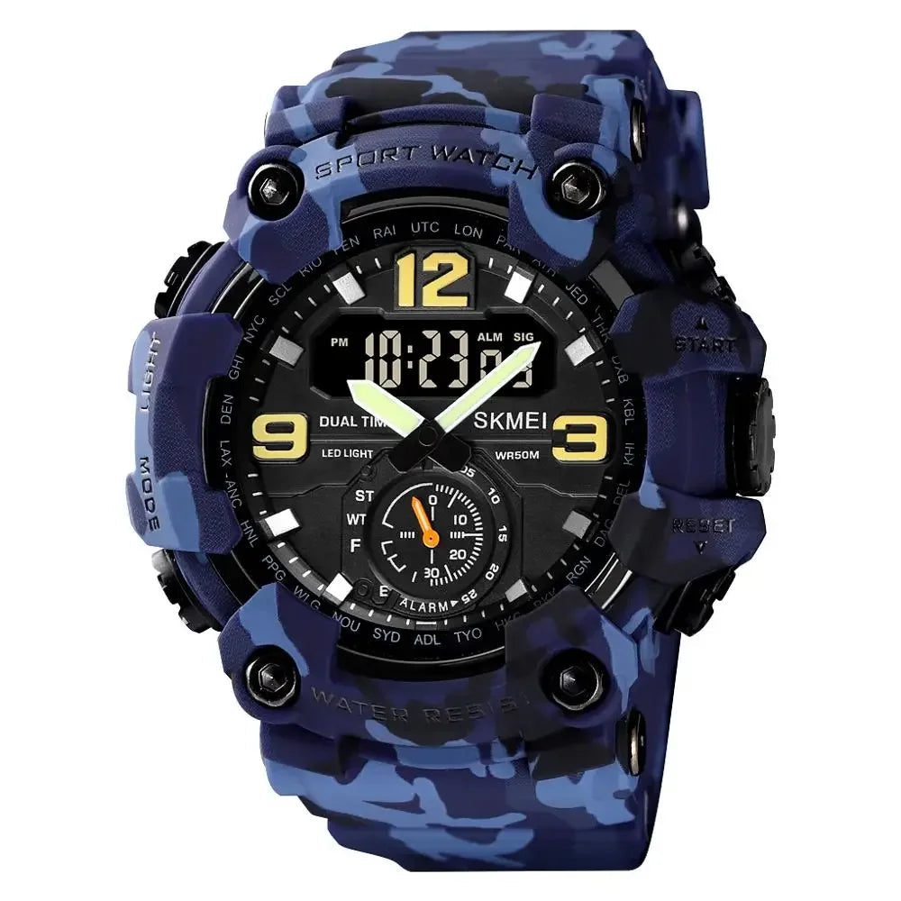Montre Randonnée Sport – Double Affichage Analogique & Digital - vue 2