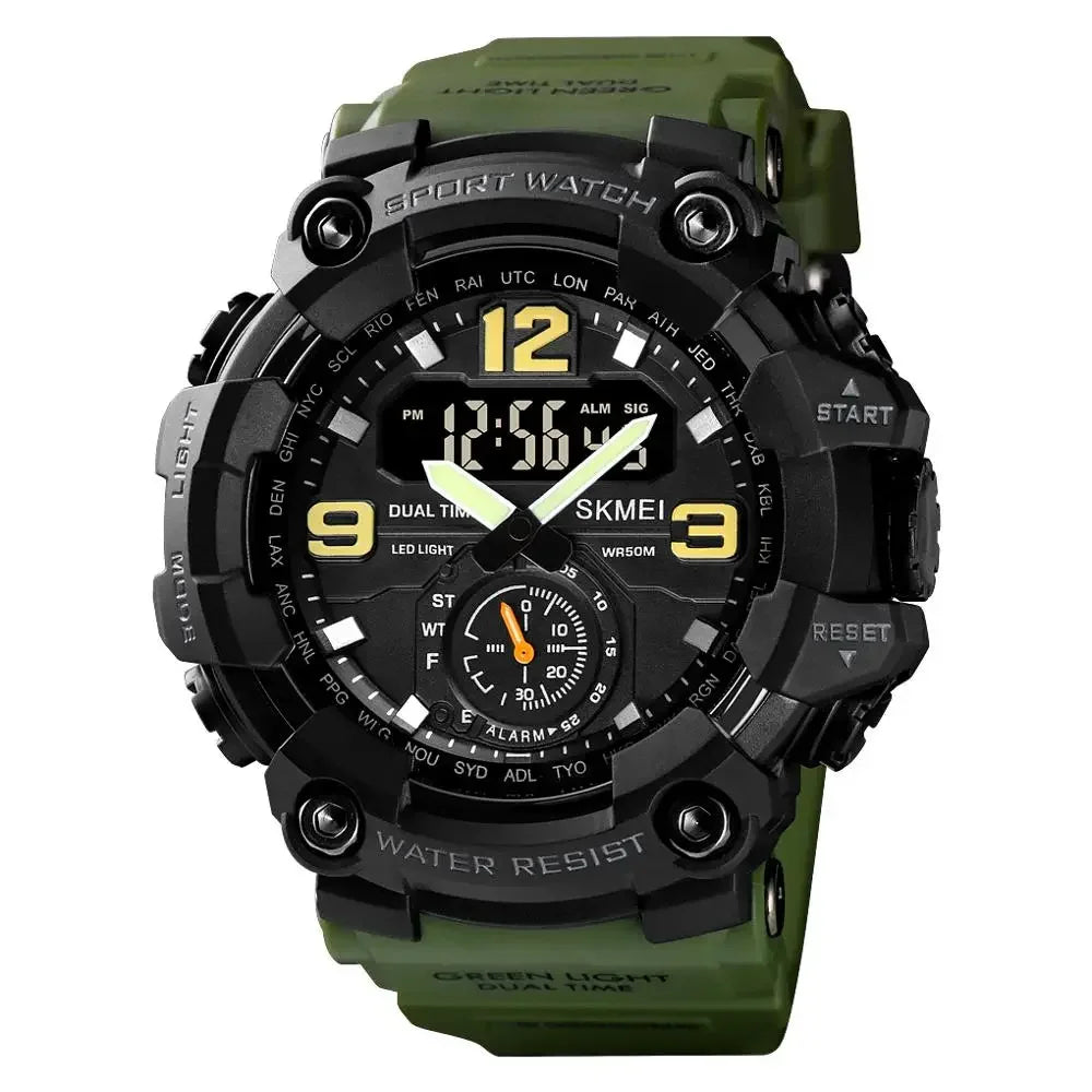 Montre Randonnée Sport – Double Affichage Analogique & Digital - vue 4