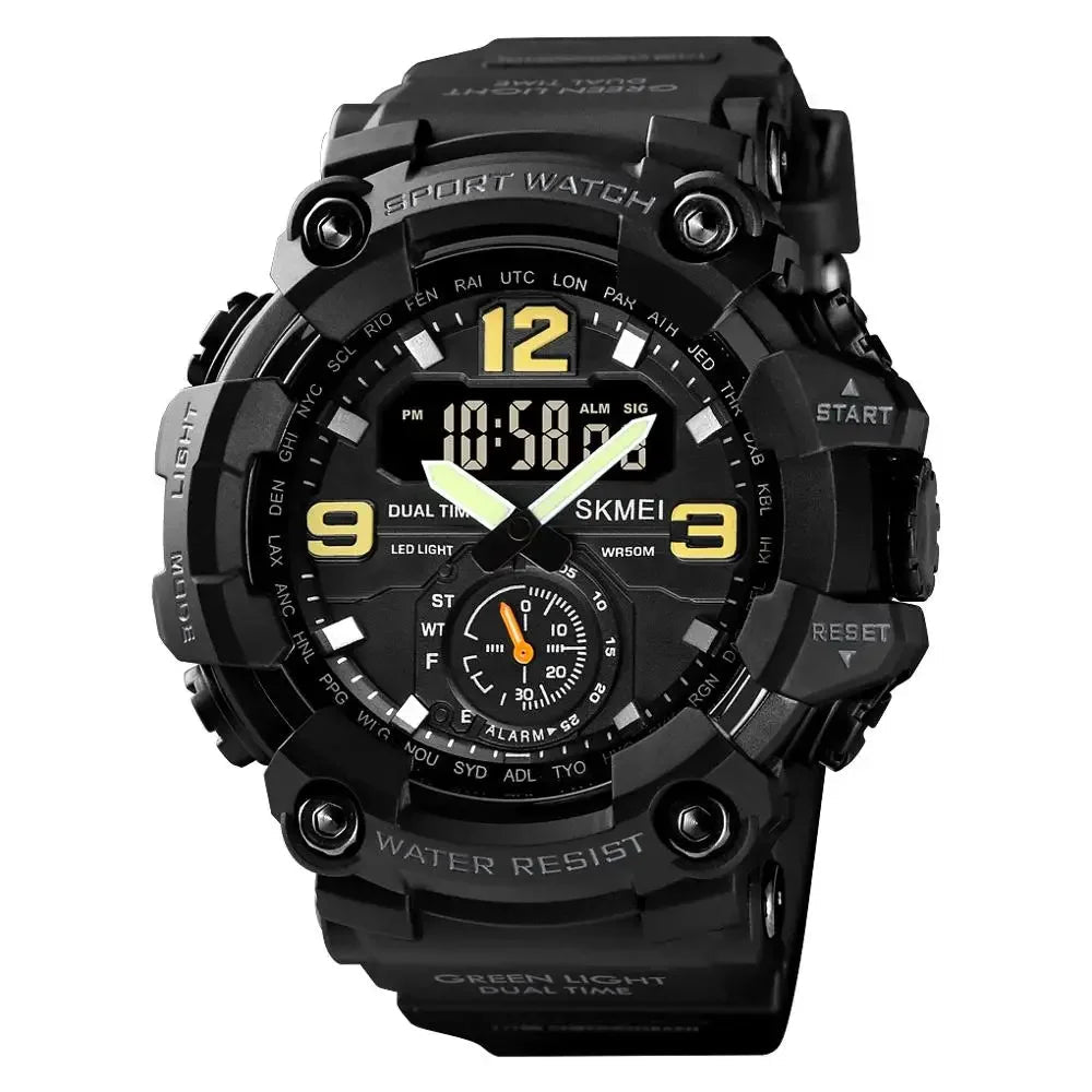 Montre Randonnée Sport – Double Affichage Analogique & Digital - vue 5