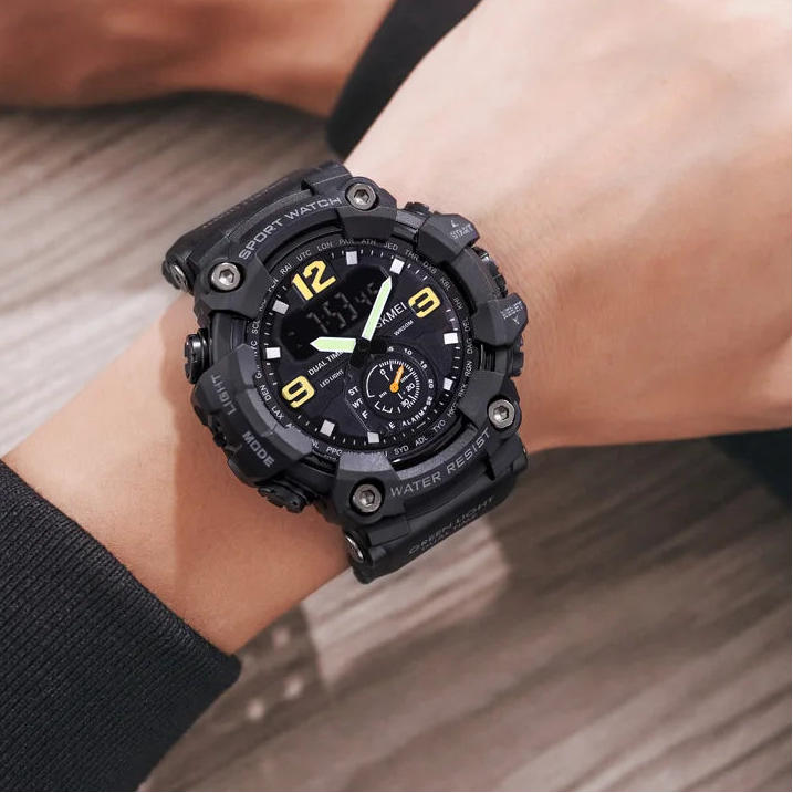 Montre Randonnée Sport – Double Affichage Analogique & Digital - vue 7