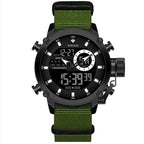 Montre de Randonnée Militaire – Quartz, Digital & Bracelet Nylon - vue 1