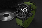 Montre de Randonnée Militaire – Quartz, Digital & Bracelet Nylon - vue 2