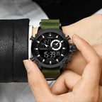 Montre de Randonnée Militaire – Quartz, Digital & Bracelet Nylon - vue 3