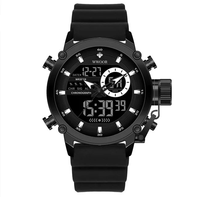 Montre de Randonnée Militaire – Quartz, Digital & Bracelet Nylon - vue 6