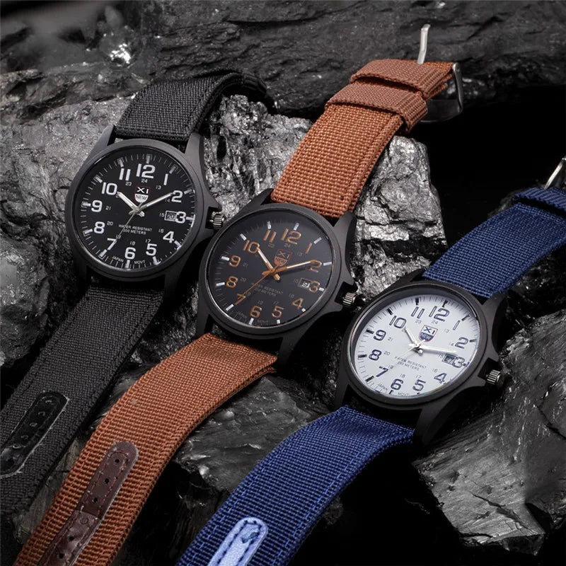 Montre Randonnée Homme Quartz – Bracelet Nylon Sport - vue 6
