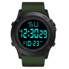 Montre Randonnée Digitale 55mm – Étanche 50M & Bracelet Silicone - vue 5