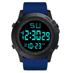 Montre Randonnée Digitale 55mm – Étanche 50M & Bracelet Silicone - vue 7