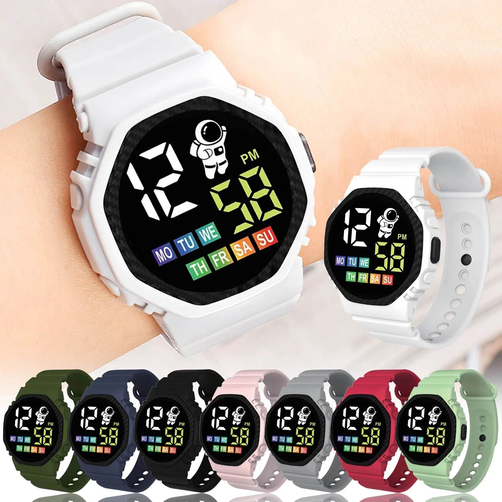 Montre de Randonnée LED – Digitale 3ATM Enfant & Adulte - vue 10