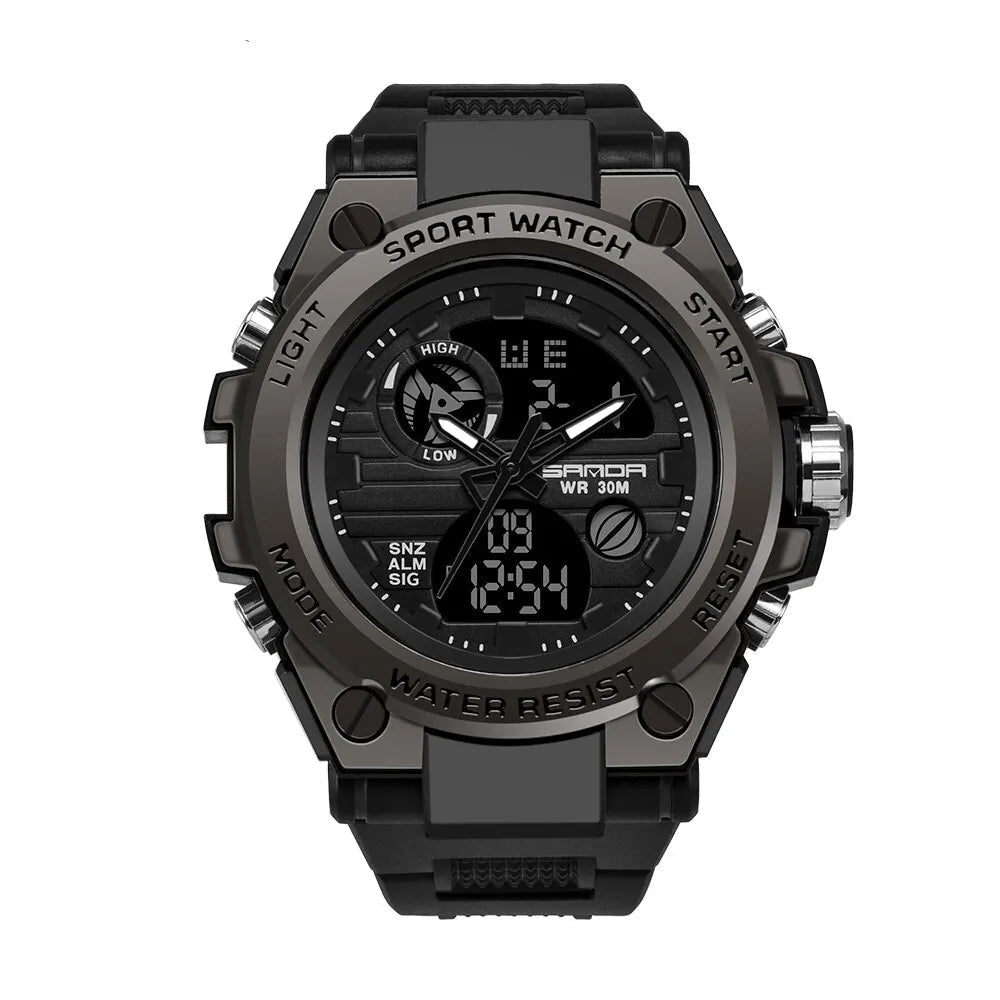 Montre de Randonnée Homme – Dual Display, Étanche 50M & Alarme - vue 1